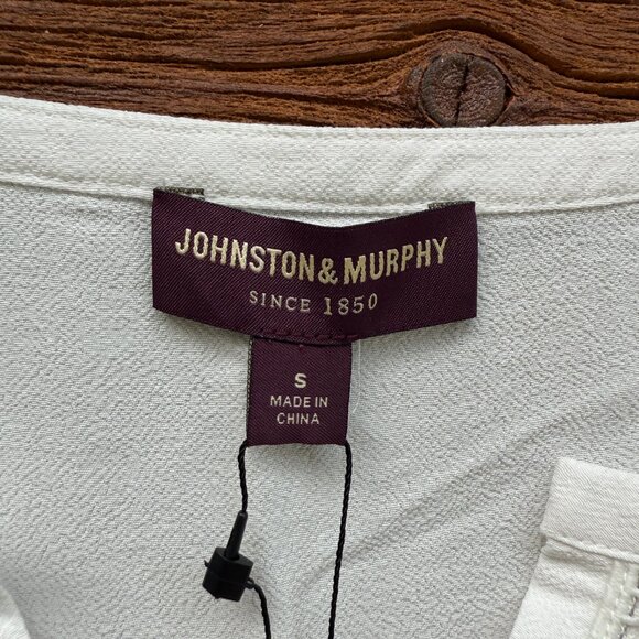 JOHNSTON & MURPHY Women’s Bell Sleeves Top Cream, Crepe, Sz Small S 45-1544 NWT - Picture 10 of 16